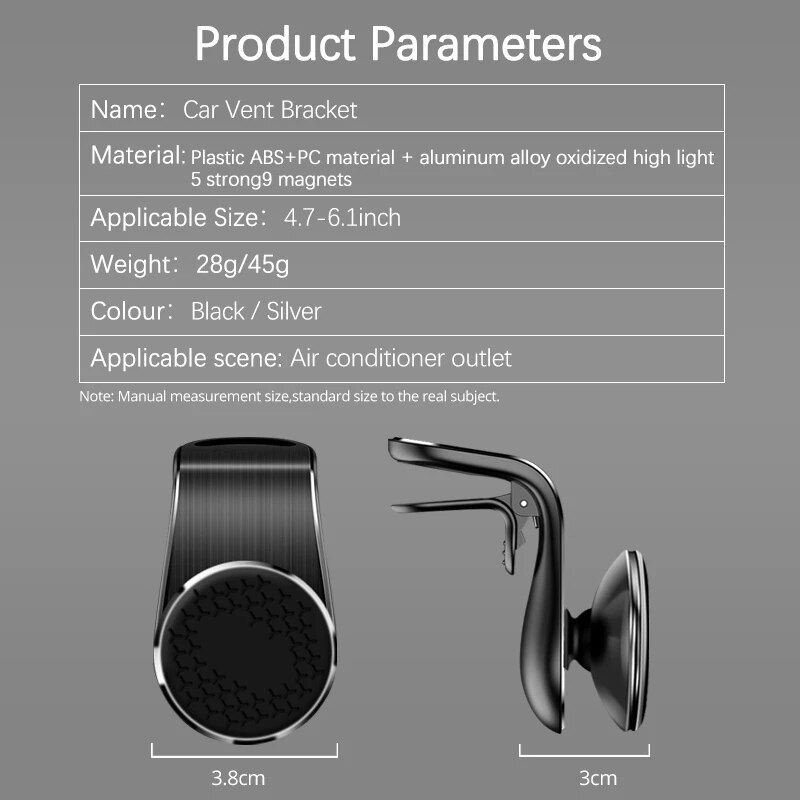 Magnetic Car Phone Holder Stand Air Vent Magnet Car Mount GPS Smartphone Mobile Support In Car Bracket for iPhone Samsung Xiaomi Magnetic Car Phone Holder Stand Air Vent Magnet Car Mount GPS Smartphone Mobile Support In Car Bracket for iPhone Samsung Xiaomi