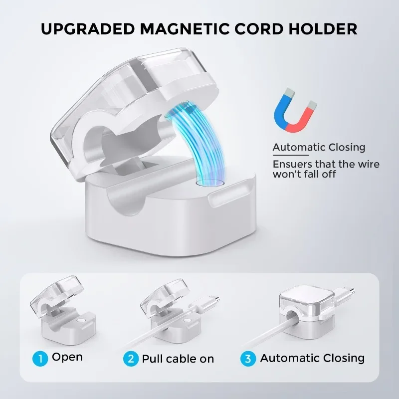 Colorful 6 PCS Magnetic Cable Clips Cable Smooth Adjustable Cord Holder Under Desk Cable Management Wire Keeper Cables Organizer Colorful 6 PCS Magnetic Cable Clips Cable Smooth Adjustable Cord Holder Under Desk Cable Management Wire Keeper Cables Organizer