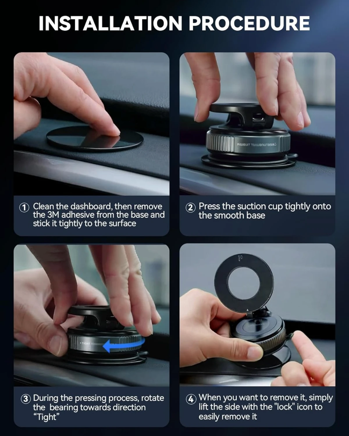Magnetic Car Phone Mount 06